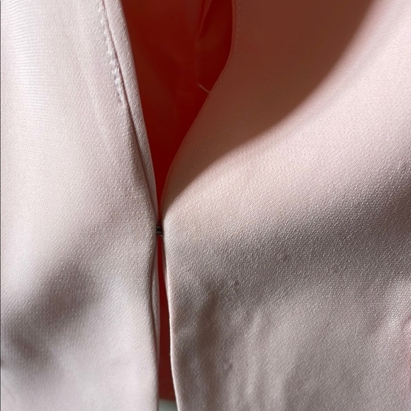 JustFab Women’s Pastel Pink Blazer Jacket w/ Shoulder Pads - Size Medium - Picture 4 of 6